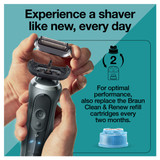 Braun Electric Shaver Head Replacement Part 74s Silver, Compatible with Series 7 Electric Razors for Men