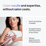 Braun Skin i·expert Smart IPL: At Home Alternative to Laser Hair Removal with 4 Caps and Vanity Case, PL7387